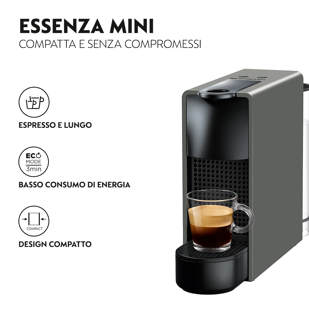 KRUPS XN110BK - Macchina Caffè Nespresso Essenza Mini