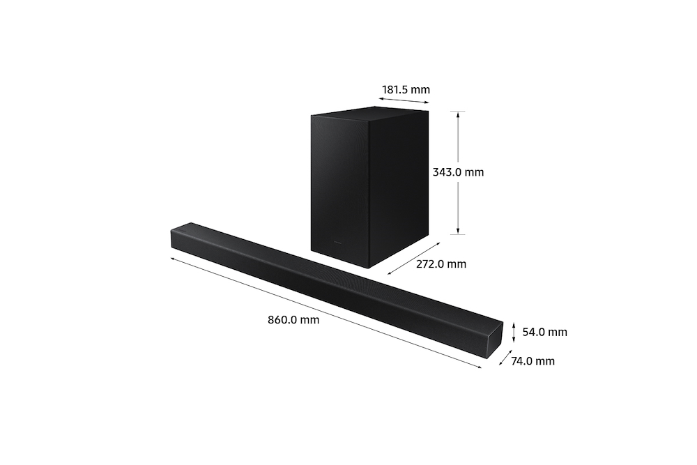 SAMSUNG HWA450ZF - Samsung HW-A450 Soundbar 2.1 canali con subwoofer