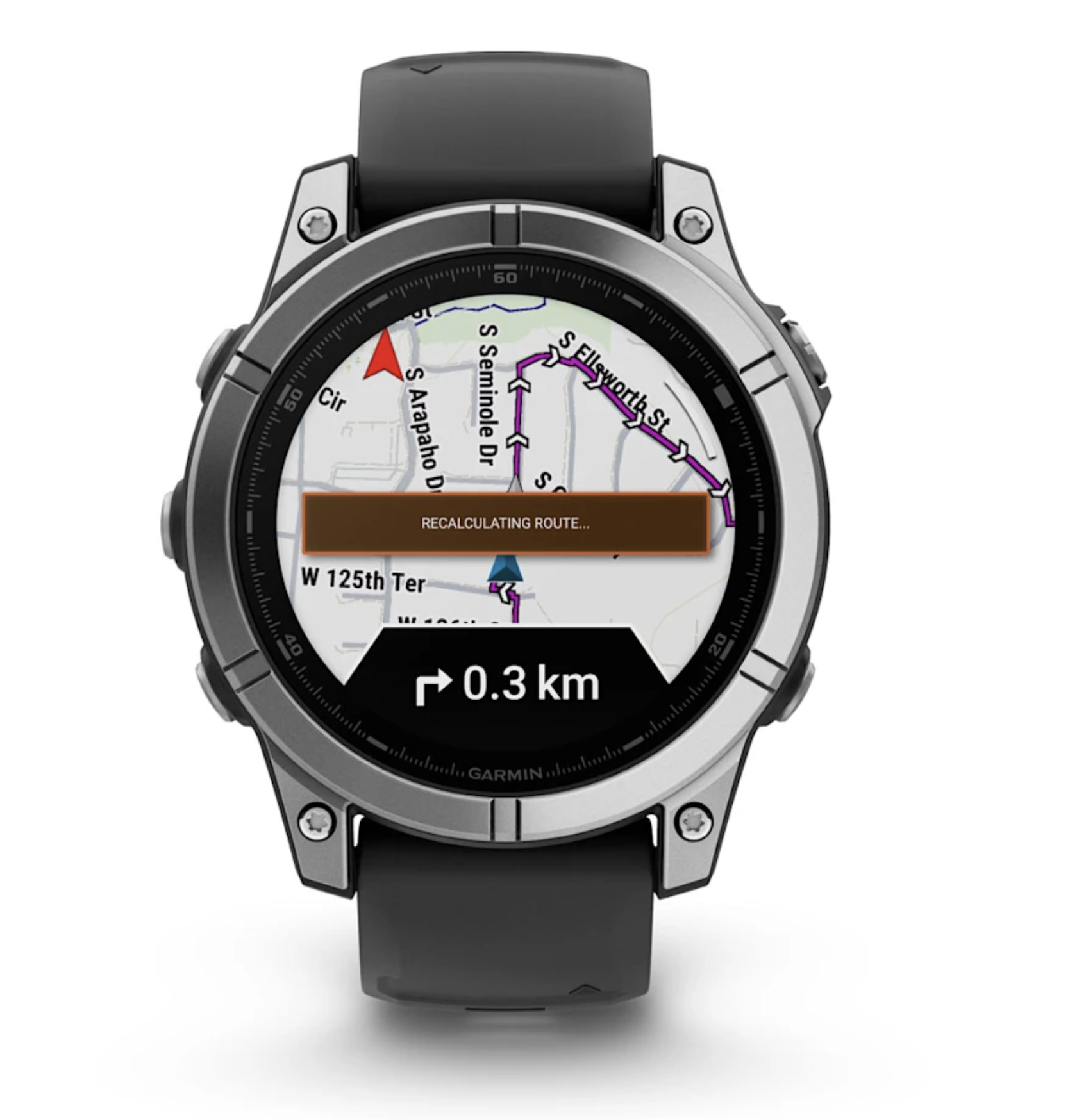 Garmin 0100302500 - Fenix E smartwatch acciaio 47mm