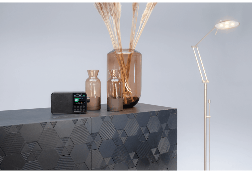 KENWOOD CRM30DABB - Radio Portatile Smart DAB+/FM Nera