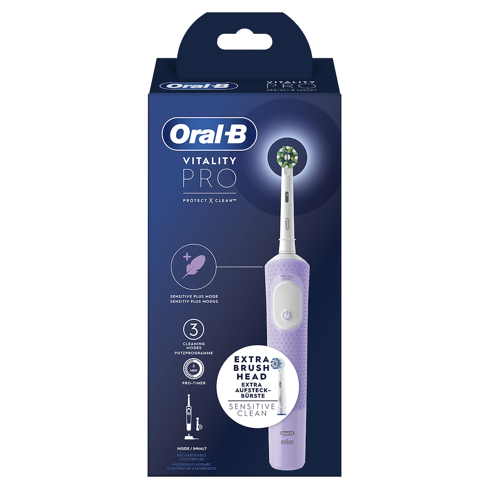 ORAL-B VITALITYPROLILLA - Oral-B Vitality Pro Spazzolino Elettrico Lilla