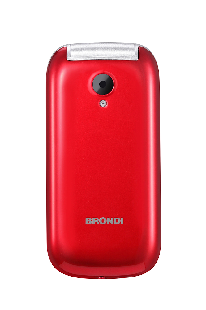 BRONDI STONEPIUROSSO - DualSIM Telefon 2.4 Zoll Rot