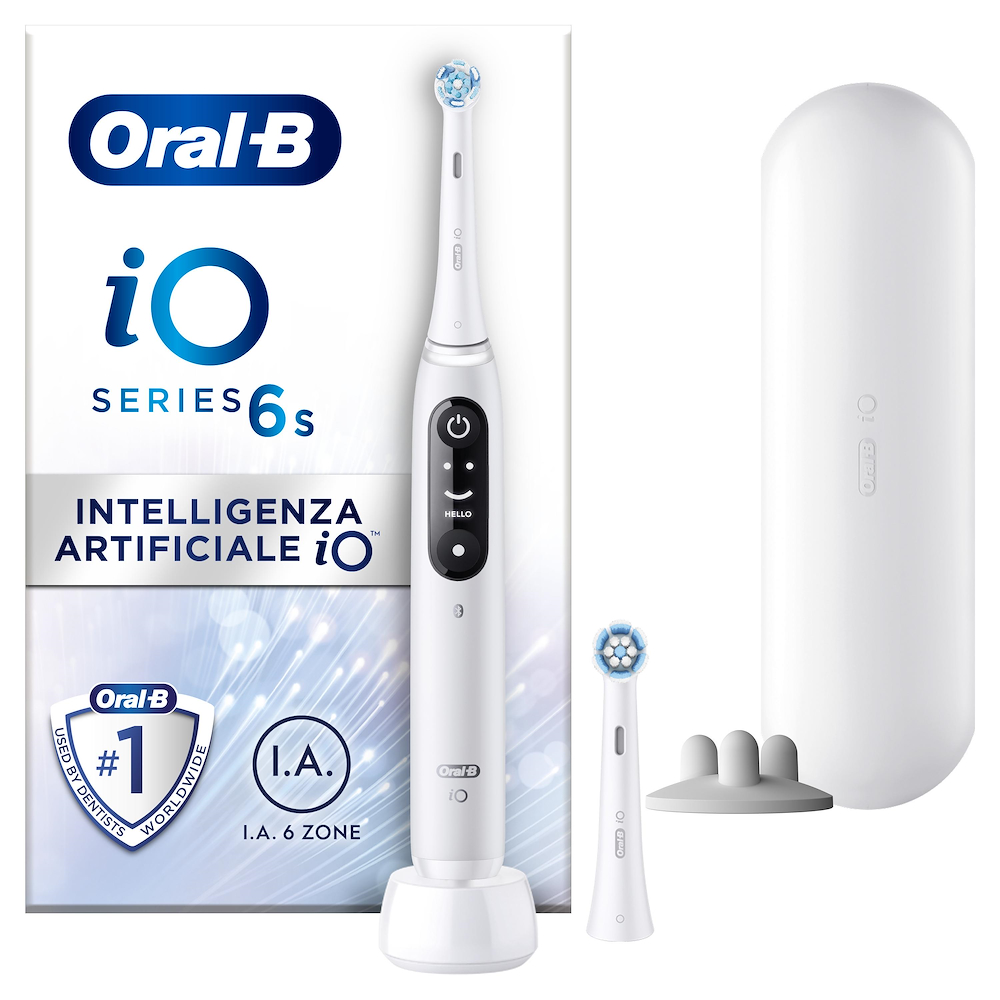 ORAL-B IO6SWHITE - Spazzolino elettrico Oral-B iO Series 6 Bianco