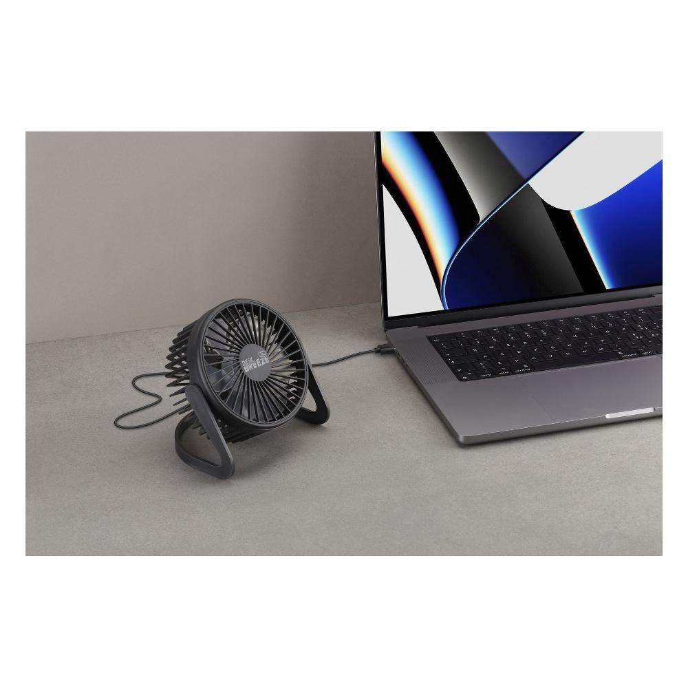 CELLULAR LINE DESKBREEZEK - Ventilatore da tavolo USB nero