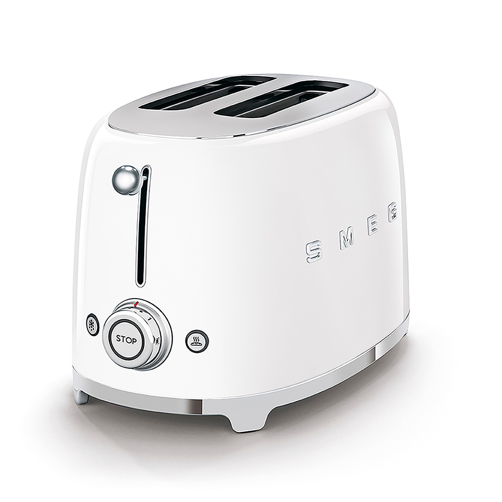 SMEG TSF01WHEU - Tostapane 50's Style Bianco Lucido