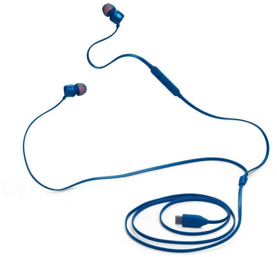 JBL JBLT310CBLU - Tune 310C Auricolari USB-C Blu