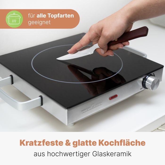 PROFICOOK Infrarot-Einzelkochplatte PCEKP1210