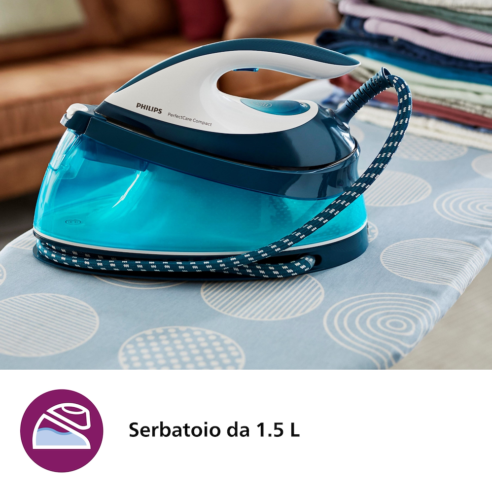 PHILIPS GC7840 - Philips PerfectCare Kompakt Dampfbügeleisen 2400W