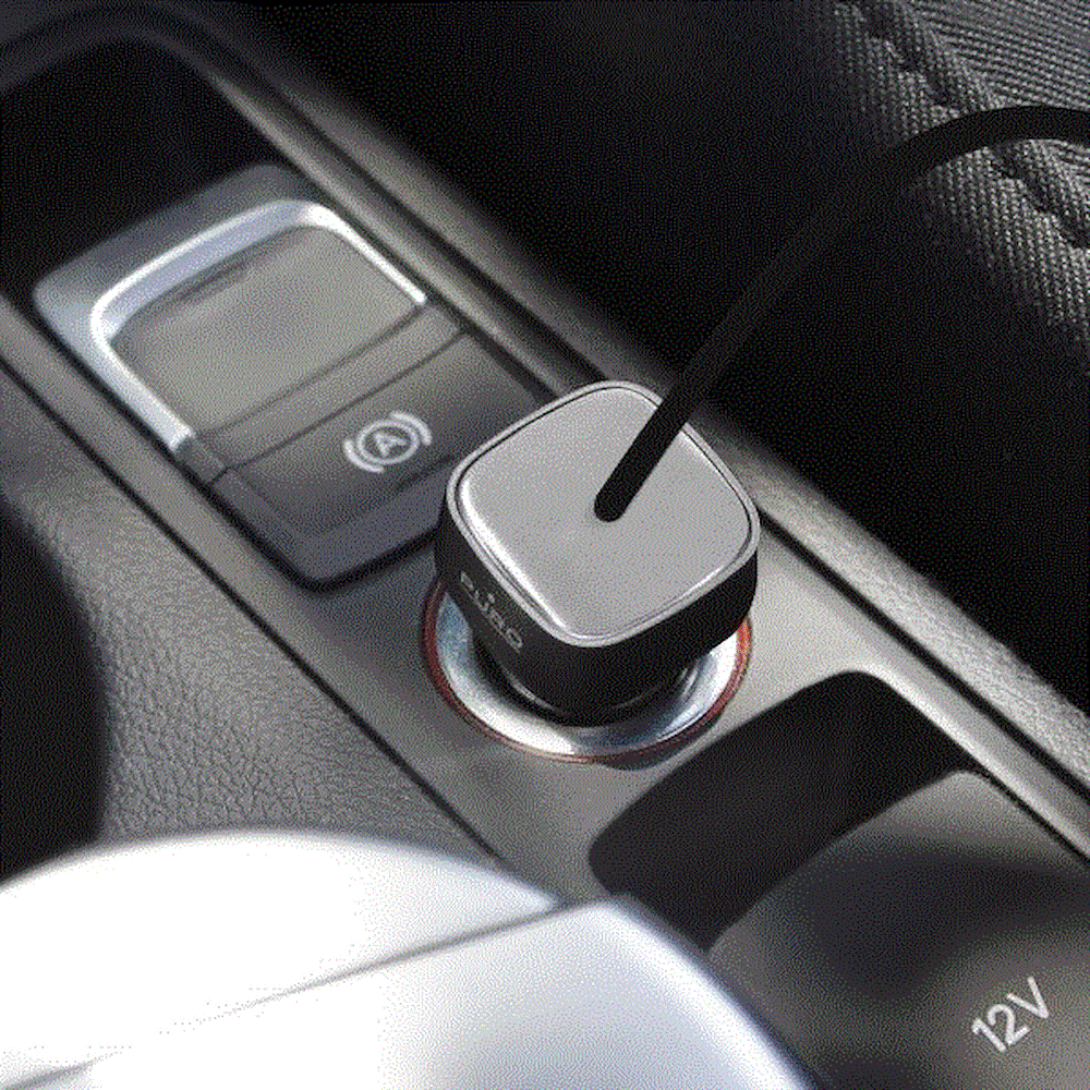 PURO FCMCHMICROQC30CBLK - Auto-Ladegerät Micro USB von