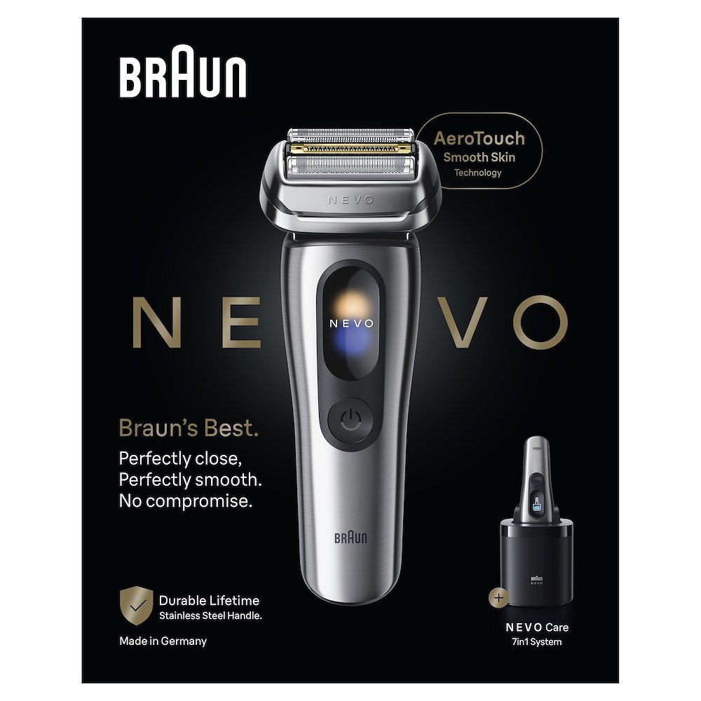 BRAUN NEVO11000C - Rasoio Elettrico Argento