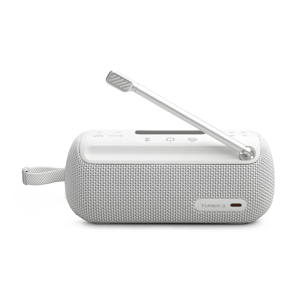 JBL JBLTUNER3WHT - Radio DAB/DAB+ Portatile Bianca
