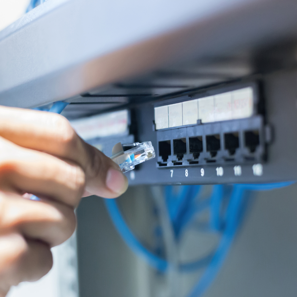 EKON ECITLANC730G - UTP CAT 7 Netzwerkkabel grau 3 m