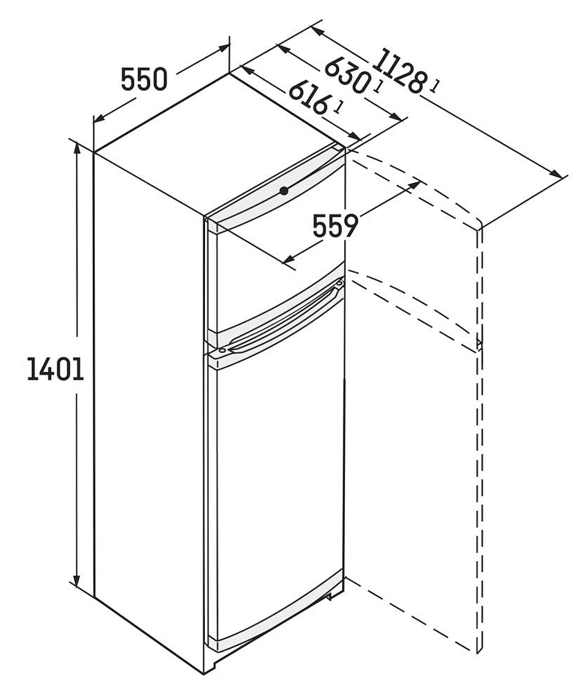 LIEBHERR CTE2531 - Kühlschrank mit SmartFrost und zwei Türen
