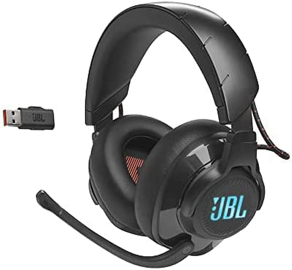 JBL JBLQUANTUM610BK - Wireless Gaming Headset mit RGB und Mikrofon