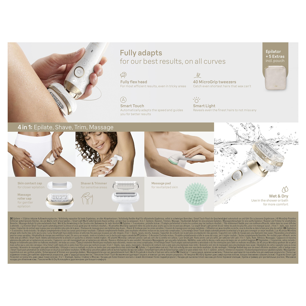BRAUN SES90713D - Silk-épil 9 Flex Damenepilator BRAUN SES90713D - Silk-épil 9 Flex Damenepilator