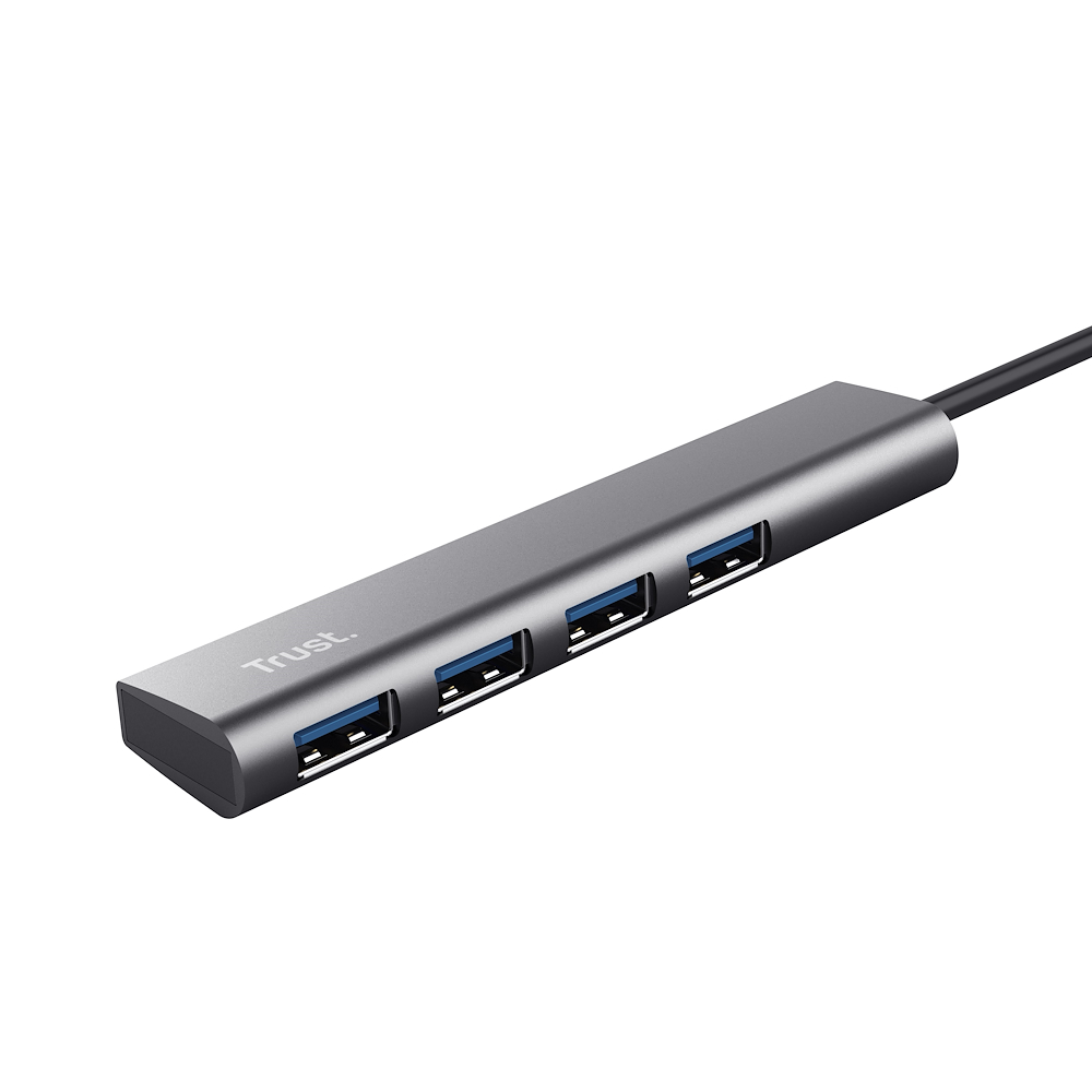 TRUST 24947 - USB Hub 4-Port 3.2 Aluminium