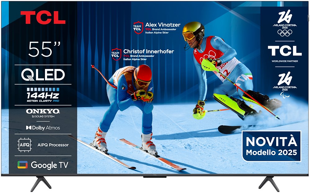 TCL 55P8K - Smart TV QLED 4K 55 pollici