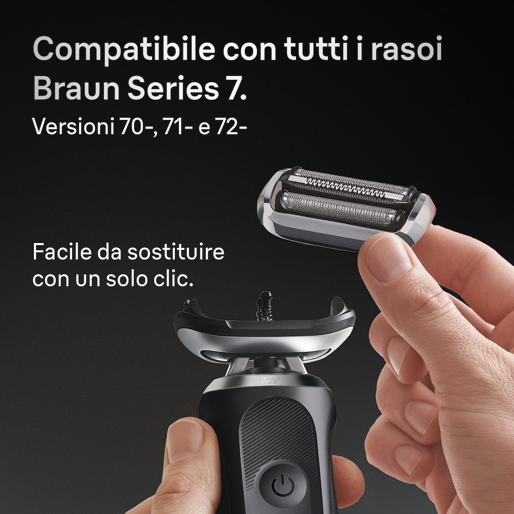 BRAUN 74S - Testina di Ricambio Series 7