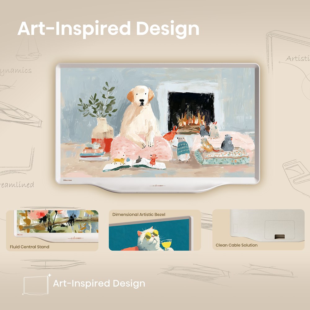 HISENSE 32S5Q - QLED Smart TV 32" Weiß