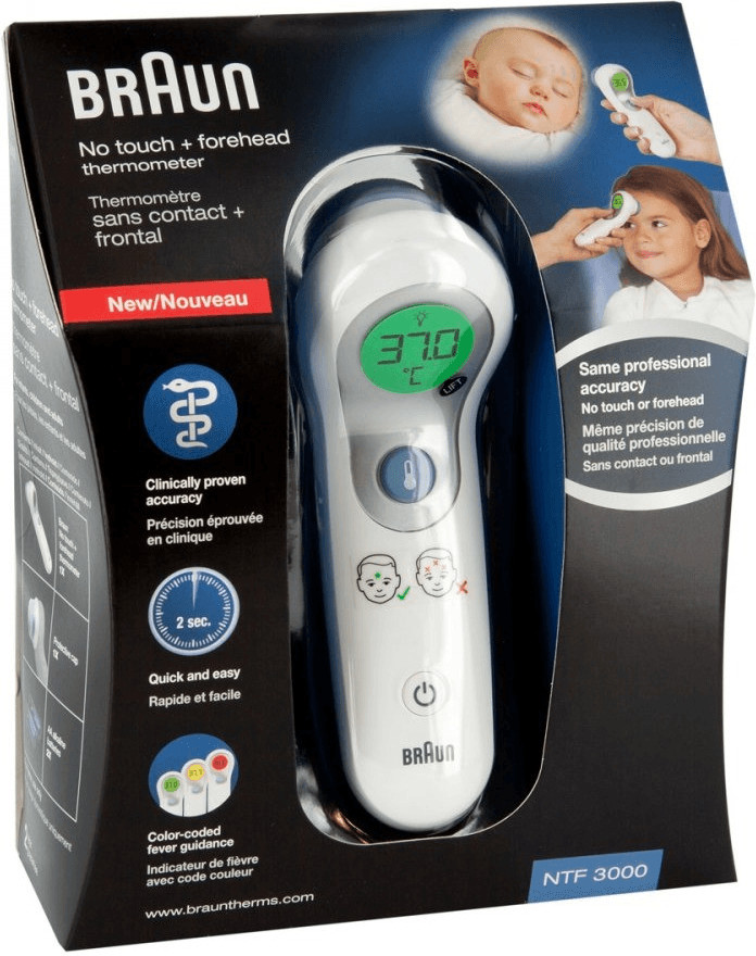 BRAUN NTF3000 - Braun NTF3000 Berührungsloses Stirnthermometer
