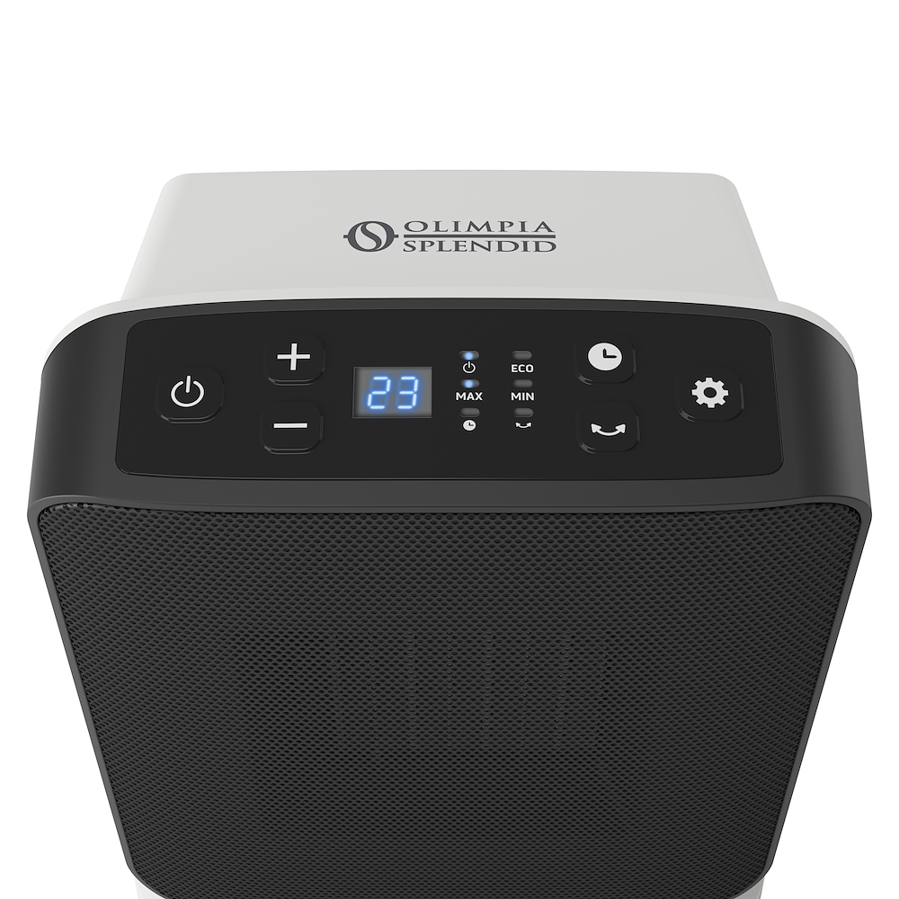 SPLENDID CALDOTRENDY - Heizlüfter 1800W schwarz/weiß
