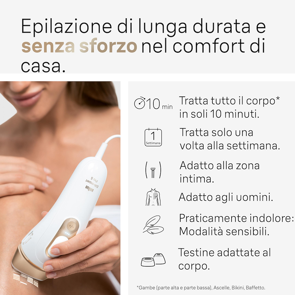 BRAUN PL5052 - Epilatore a Luce Pulsata Braun Pro BRAUN PL5052 - Epilatore a Luce Pulsata Braun Pro