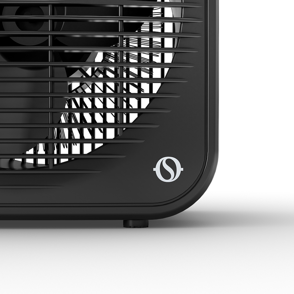 SPLENDID CALDOTEKNO - Termoventilatore Bagno 2000W NERO