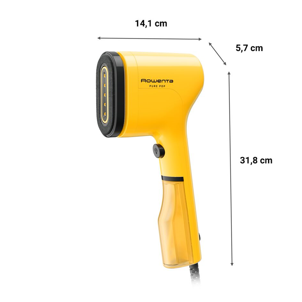 ROWENTA DR2026D1 - Rowenta Pure Pop Dampfbürste DR2026D1 Gelb