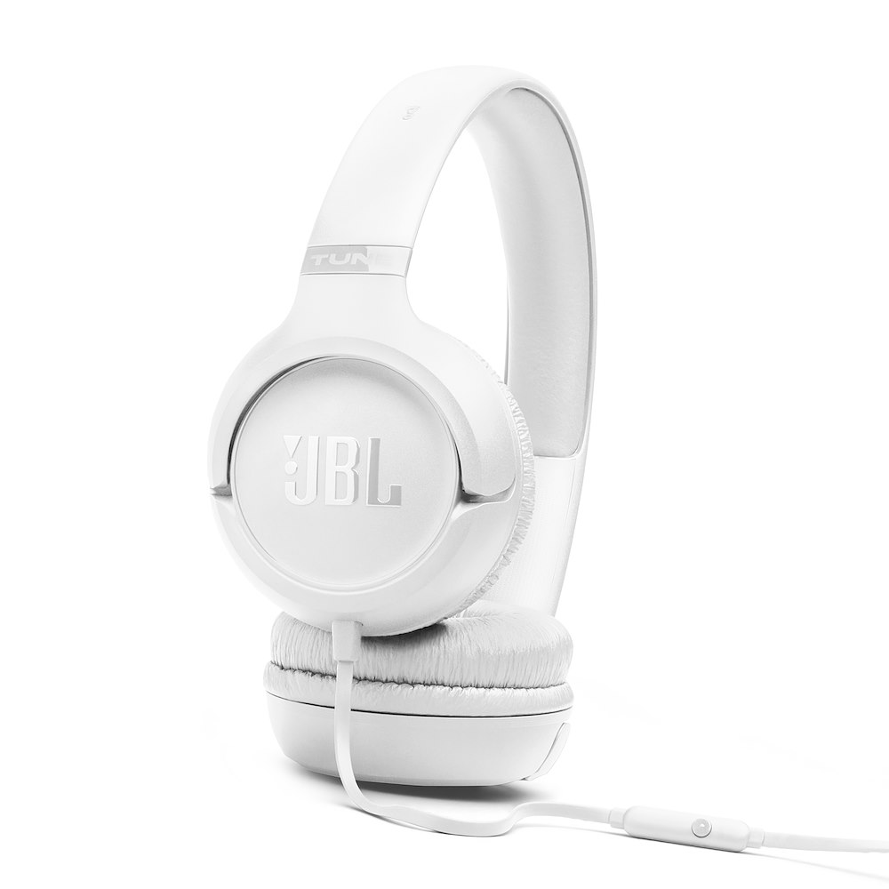 JBL JBLT530WHT - Weiße Kopfhörer mit Mikrofon