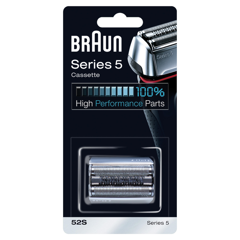 BRAUN COMBI52SSILVER - Testina di Ricambio Rasoio Braun 52S