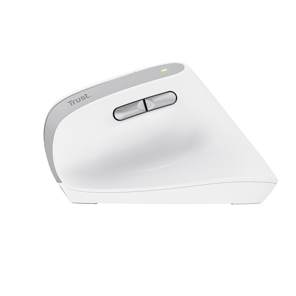 TRUST 25398 - Mouse wireless ergonomico bianco