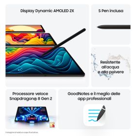SAMSUNG SMX710NZAAEUE - Tablet Galaxy Tab S9 8+128GB