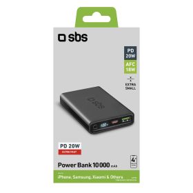 SBS TEBB10000LCDEVOPD20K - Powerbank 10000mAh mit LCD-Display