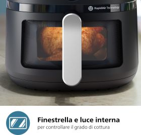 PHILIPS NA231 - Friggitrice ad aria Philips Airfryer 2000 Series NA231/00