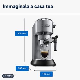 DE LONGHI EC685M - Macchina caffè espresso DEDICA EC685.M