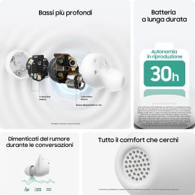 SAMSUNG SMR400NZAAITV - Samsung Galaxy Buds FE Graphit