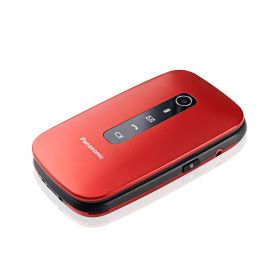 PANASONIC KXTU550EXR - Panasonic Senioren-Handy 4G rot