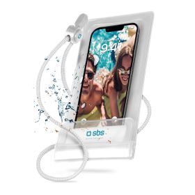 SBS TEWATEREASY55W - Custodia Water Resistant per Smartphone Nero