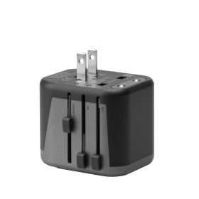SBS TEADAPT2USBUNI - Universelle Steckdosenadapter mit 2 USB