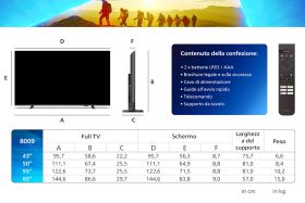 PHILIPS 55PUS8009 - Philips 55PUS8009 TV 4K Ambilight 55 pollici