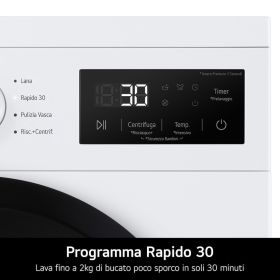 LG F4NA10S8NWK - Slim Waschmaschine 7kg Klasse A