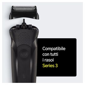 BRAUN COMBI21BNERO - Testina di ricambio Braun Series 3