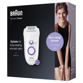 BRAUN SE5505P - Haarentferner für den Körper mit 2 Geschwindigkeiten