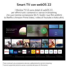 LG 24TQ510SPZ - 24" Smart TV Monitor