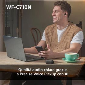 SONY WFC710NB - Cuffie True Wireless con NC Nere
