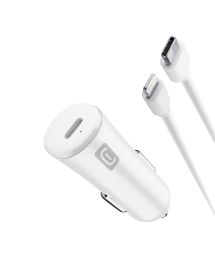 Auto-Ladegerät 20W USB-C mit Kabel Weiß