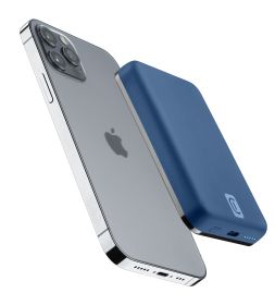 CELLULAR LINE PBMAGSFCOL5000WIRB - Wireless Powerbank Mag 5000 Blau