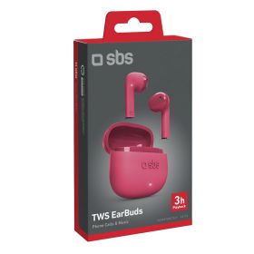 SBS TEEARTWSCOLP - TWS Halb-In-Ear Kopfhörer Rosa