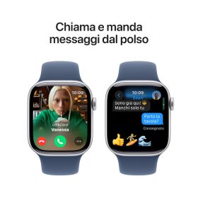 APPLE MWWC3QLA - Apple Watch 10 GPS 42mm Silber Denim