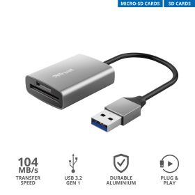 TRUST 24135 - USB 3.2 Kartenleser kompakt